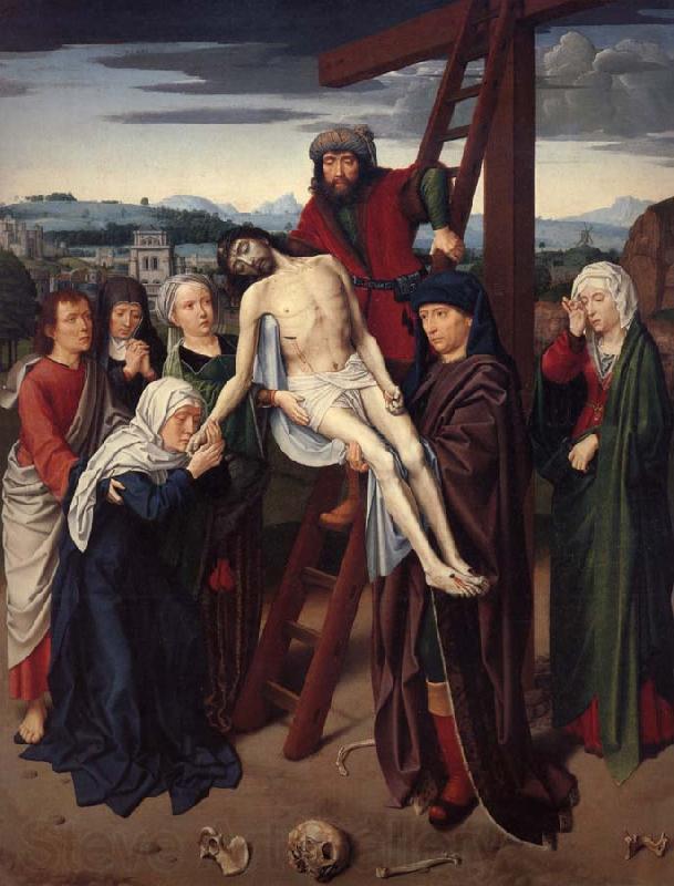 Gerard David The deposition Germany oil painting art